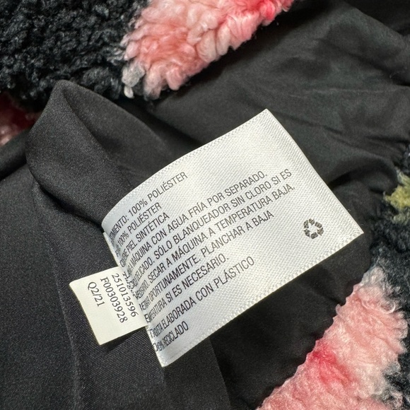 SANDY LIANG X TARGET Floral Print Sherpa Jacket M - Picture 15 of 15